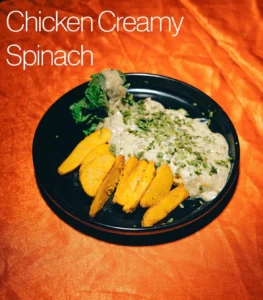 Makanan Ringan Kekinian Chicken Creamy Spinach
