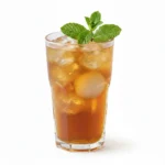 Minuman segar dingin es teh leci Raneen Coffee.